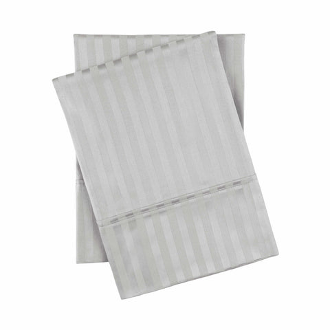 Egyptian Cotton 400 Thread Count Stripe Bed Pillowcase Set