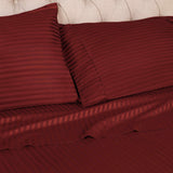 Egyptian Cotton 400 Thread Count Stripe Bed Pillowcase Set