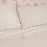 Egyptian Cotton 400 Thread Count Stripe Bed Pillowcase Set