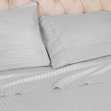 Egyptian Cotton 400 Thread Count Stripe Bed Pillowcase Set