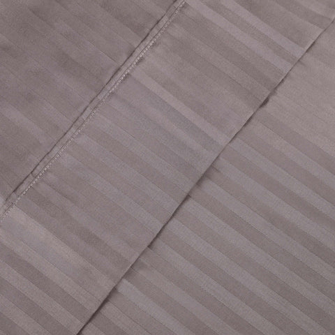 Egyptian Cotton 400 Thread Count Stripe Bed Pillowcase Set