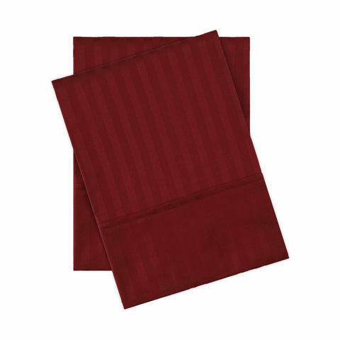 Egyptian Cotton 400 Thread Count Stripe Bed Pillowcase Set