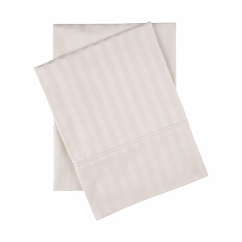 Egyptian Cotton 400 Thread Count Stripe Bed Pillowcase Set