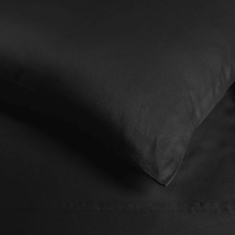 Egyptian Cotton 400 Thread Count Solid Bed Pillowcase Set