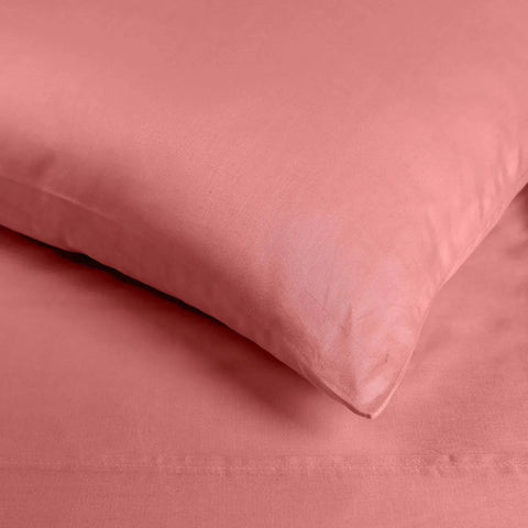 Egyptian Cotton 400 Thread Count Solid Bed Pillowcase Set