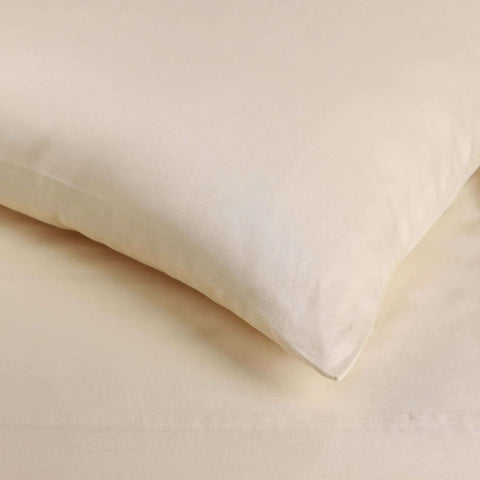 Egyptian Cotton 400 Thread Count Solid Bed Pillowcase Set