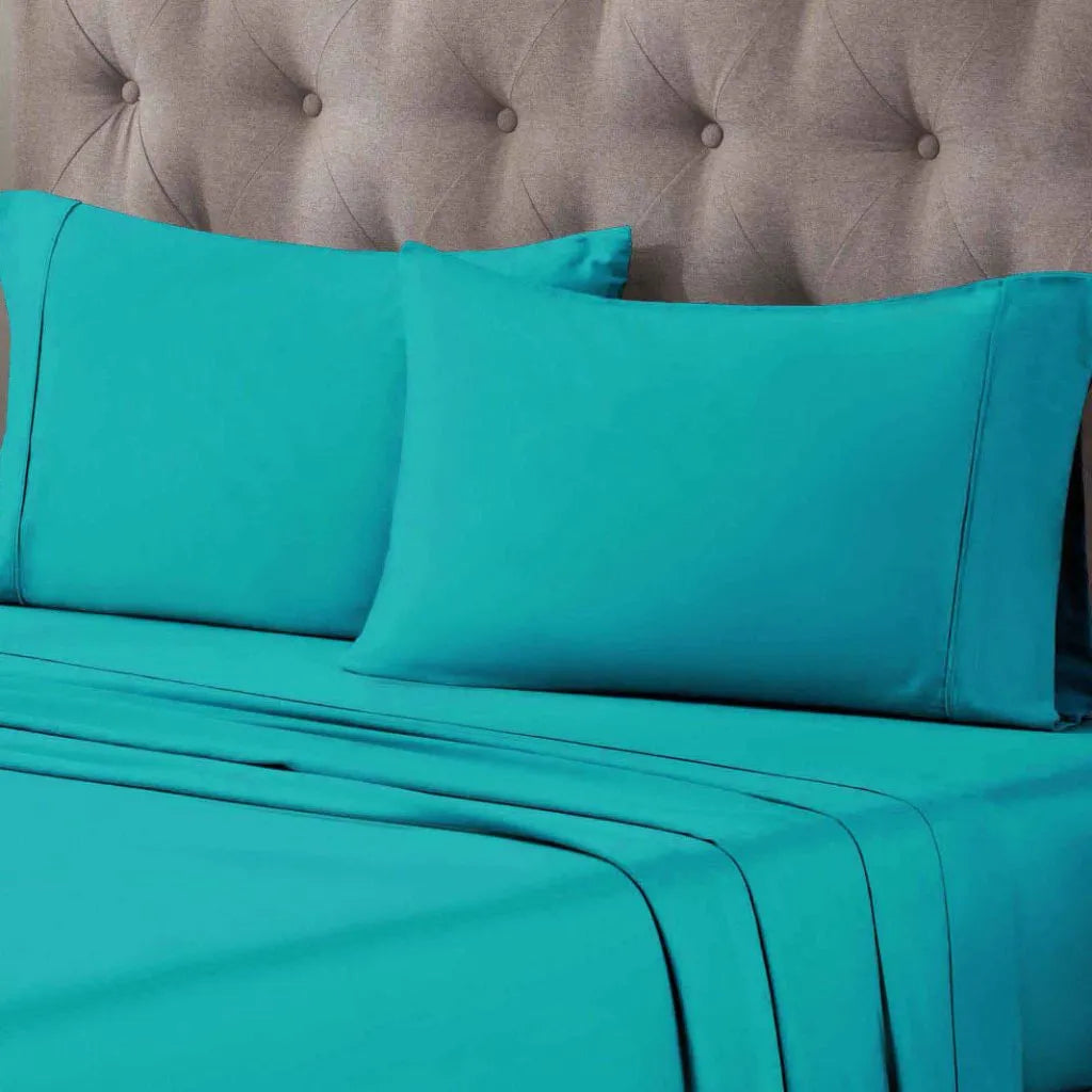Egyptian Cotton 400 Thread Count Solid Luxury Pillowcases, Set of 2