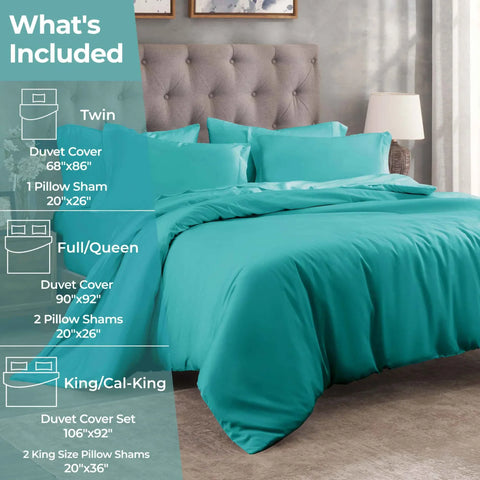400 Thread Count Egyptian Cotton Solid Duvet Cover