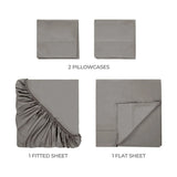 400 Thread Count Egyptian Cotton Sateen Bed Sheet Set
