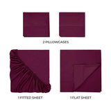 400 Thread Count Egyptian Cotton Sateen Bed Sheet Set