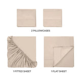 400 Thread Count Egyptian Cotton Sateen Bed Sheet Set
