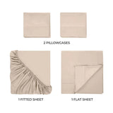 400 Thread Count Egyptian Cotton Sateen Bed Sheet Set