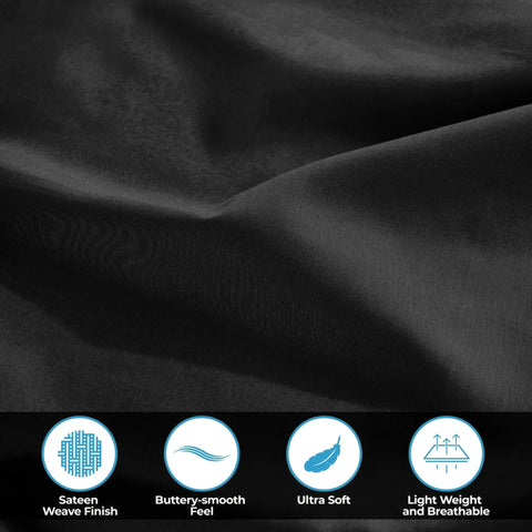 Egyptian Cotton 400 Thread Count Solid Bed Pillowcase Set