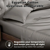 400 Thread Count Egyptian Cotton Sateen Bed Sheet Set