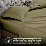 400 Thread Count Egyptian Cotton Sateen Bed Sheet Set