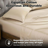 400 Thread Count Egyptian Cotton Sateen Bed Sheet Set
