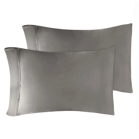 Egyptian Cotton 400 Thread Count Solid Bed Pillowcase Set