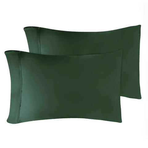 Egyptian Cotton 400 Thread Count Solid Bed Pillowcase Set