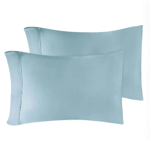 Egyptian Cotton 400 Thread Count Solid Bed Pillowcase Set