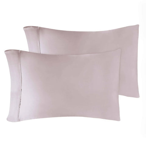 Egyptian Cotton 400 Thread Count Solid Bed Pillowcase Set