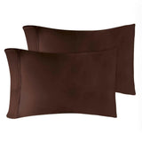 Egyptian Cotton 400 Thread Count Solid Luxury Pillowcases, Set of 2