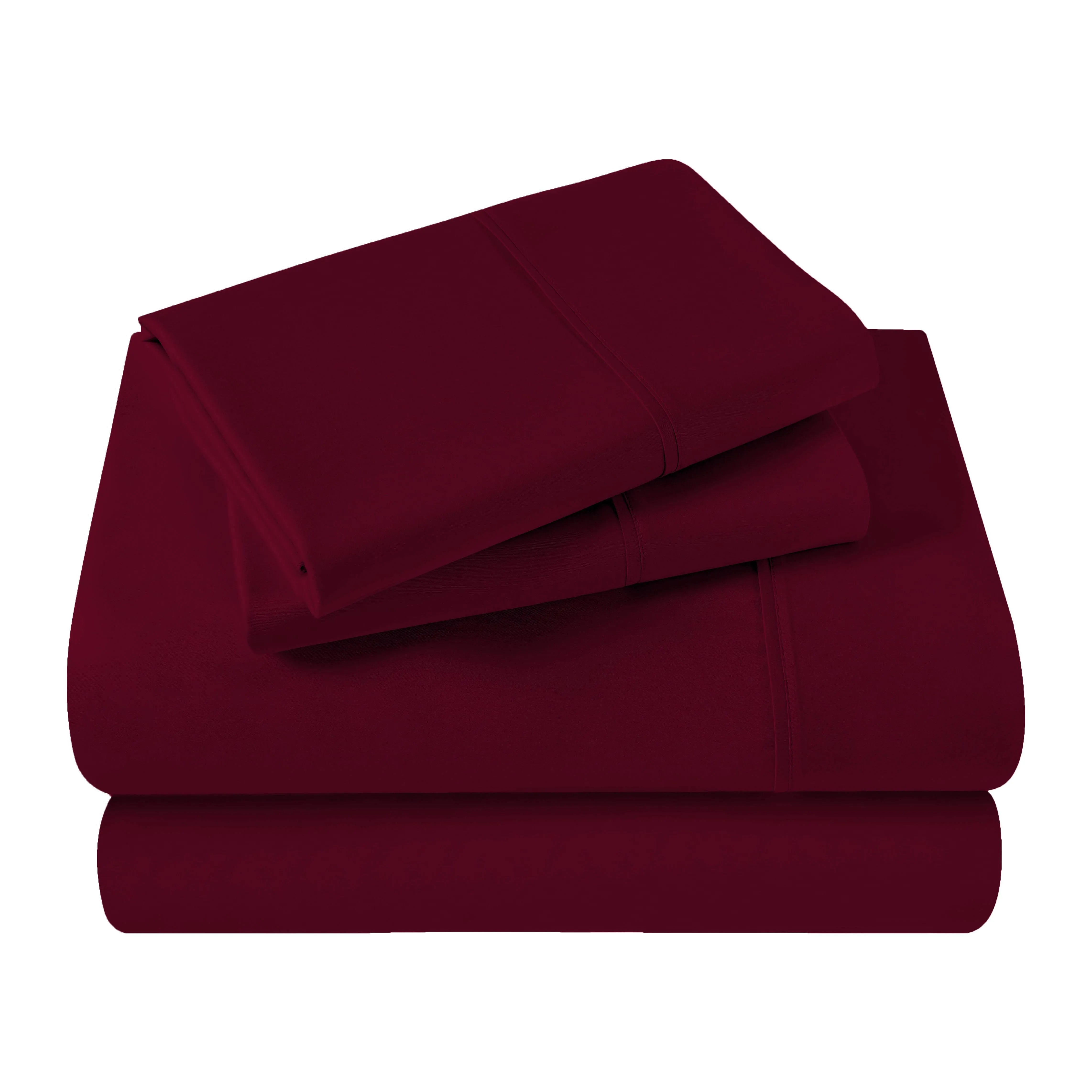 Egyptian Cotton 400 Thread Count Solid Deep Pocket Bed Sheet Set