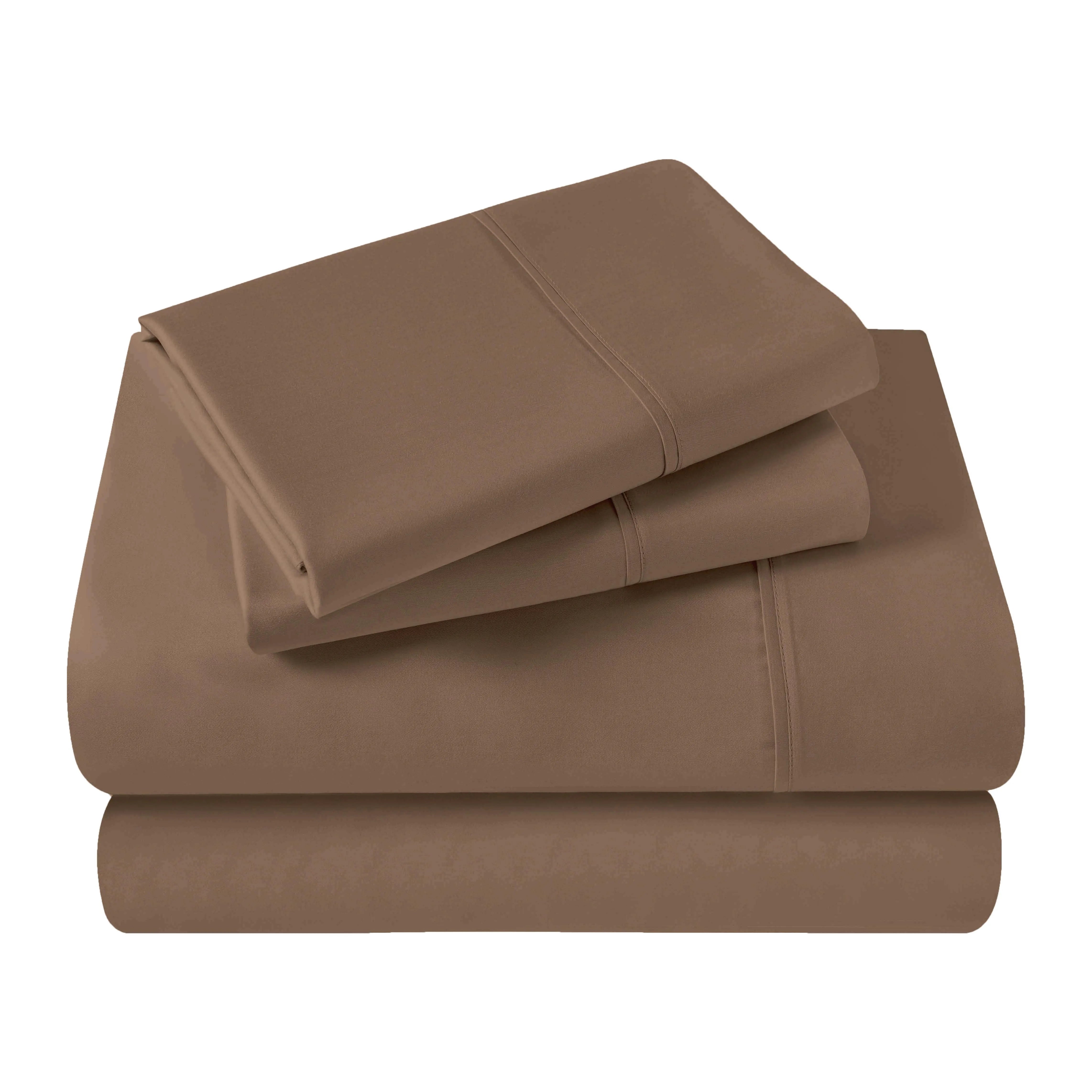 Egyptian Cotton 400 Thread Count Solid Deep Pocket Bed Sheet Set