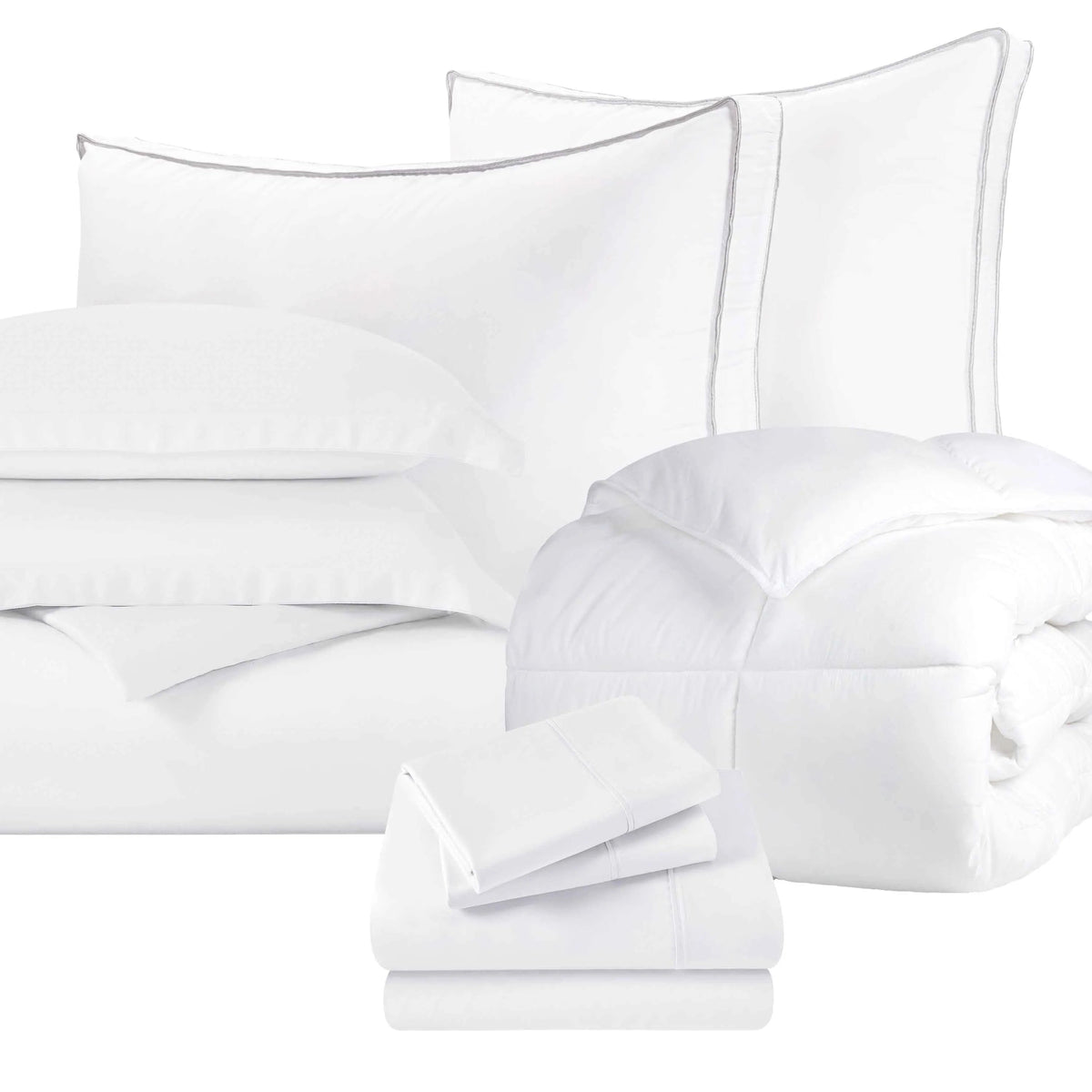 11-Piece Refined Comfort Move-In Bedding Bundle
