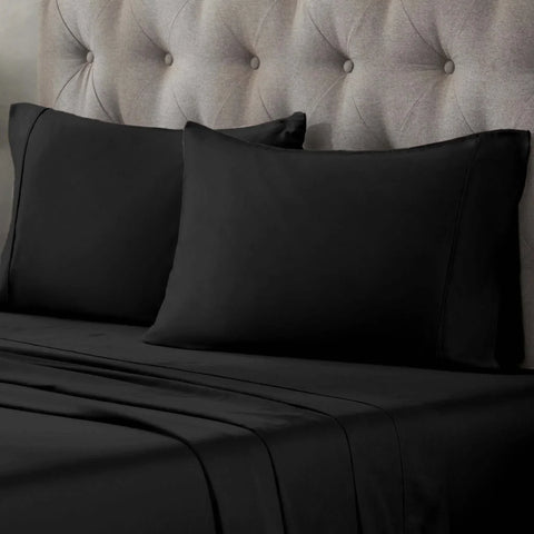 Egyptian Cotton 400 Thread Count Solid Bed Pillowcase Set