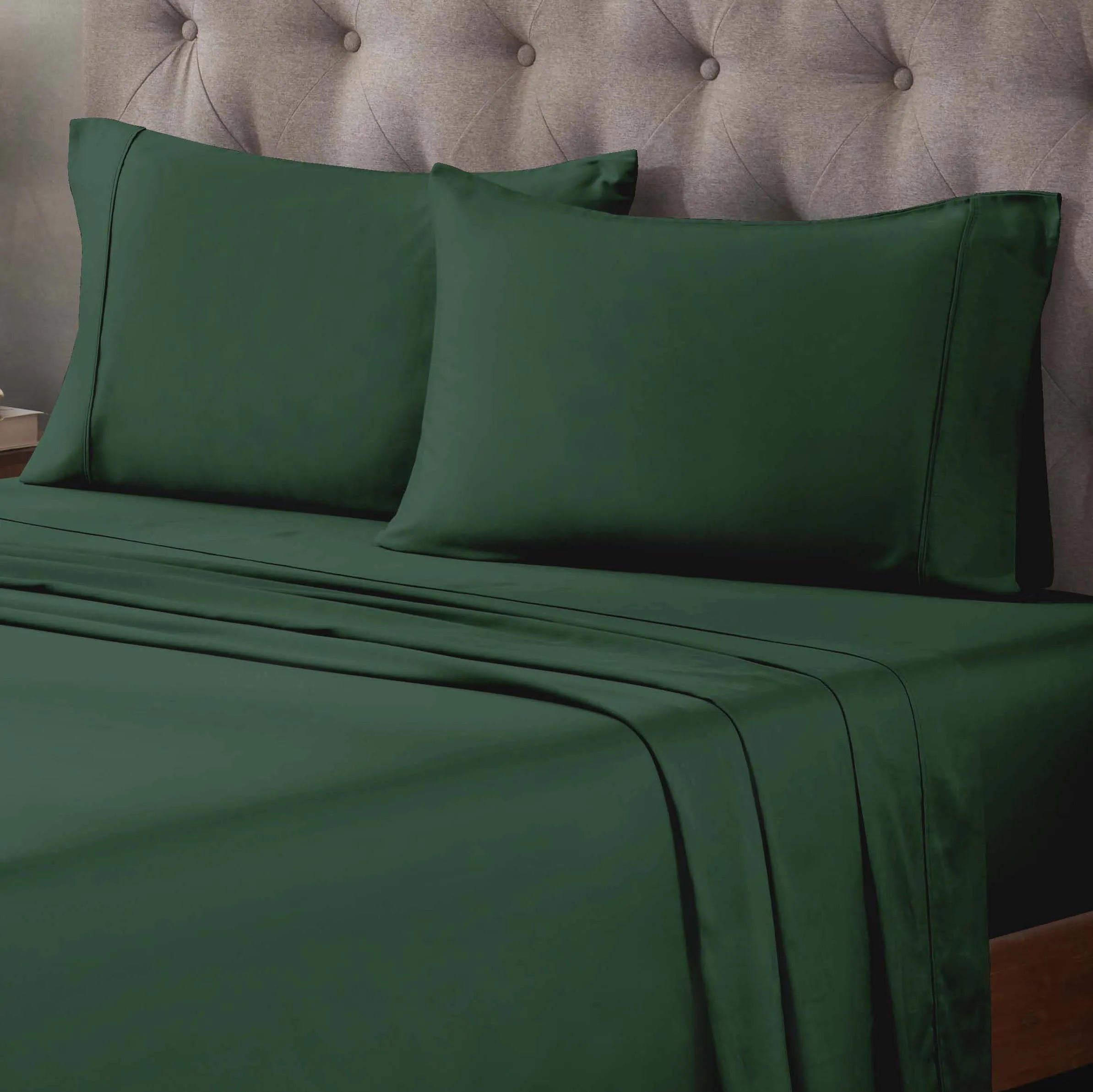 Egyptian Cotton 400 Thread Count Solid Deep Pocket Bed Sheet Set