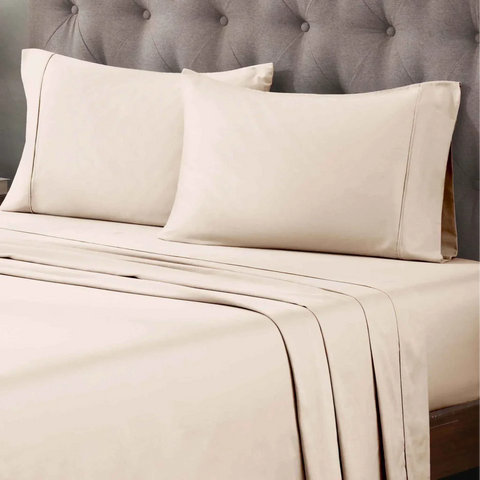 Egyptian Cotton 400 Thread Count Solid Bed Pillowcase Set