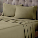 Egyptian Cotton 400 Thread Count Solid Deep Pocket Bed Sheet Set