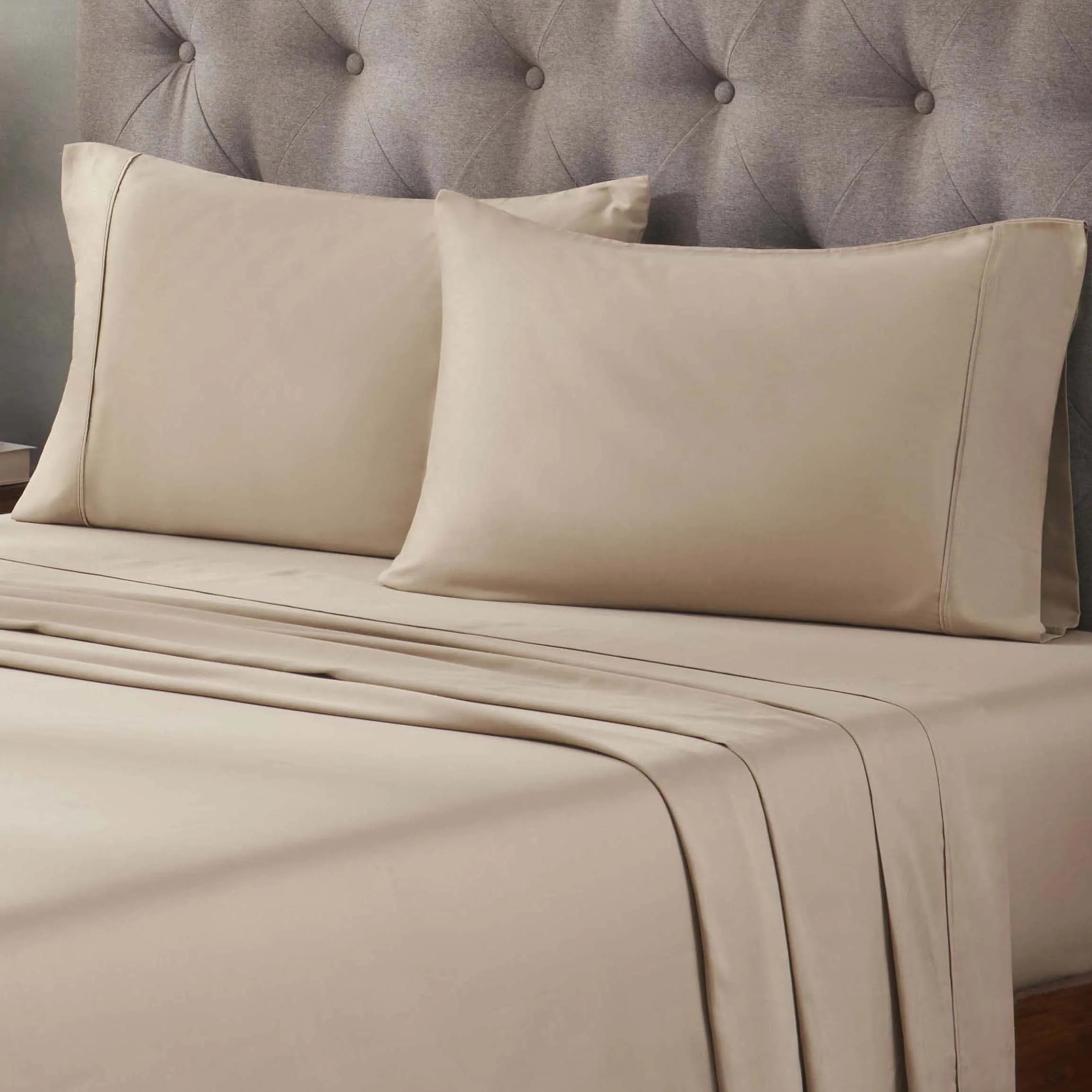 Egyptian Cotton 400 Thread Count Solid Deep Pocket Bed Sheet Set