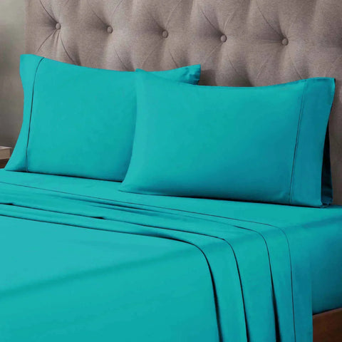 Egyptian Cotton 400 Thread Count Solid Bed Pillowcase Set