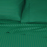 300 Thread Count Egyptian Cotton Sateen Stripe Bed Sheet Set