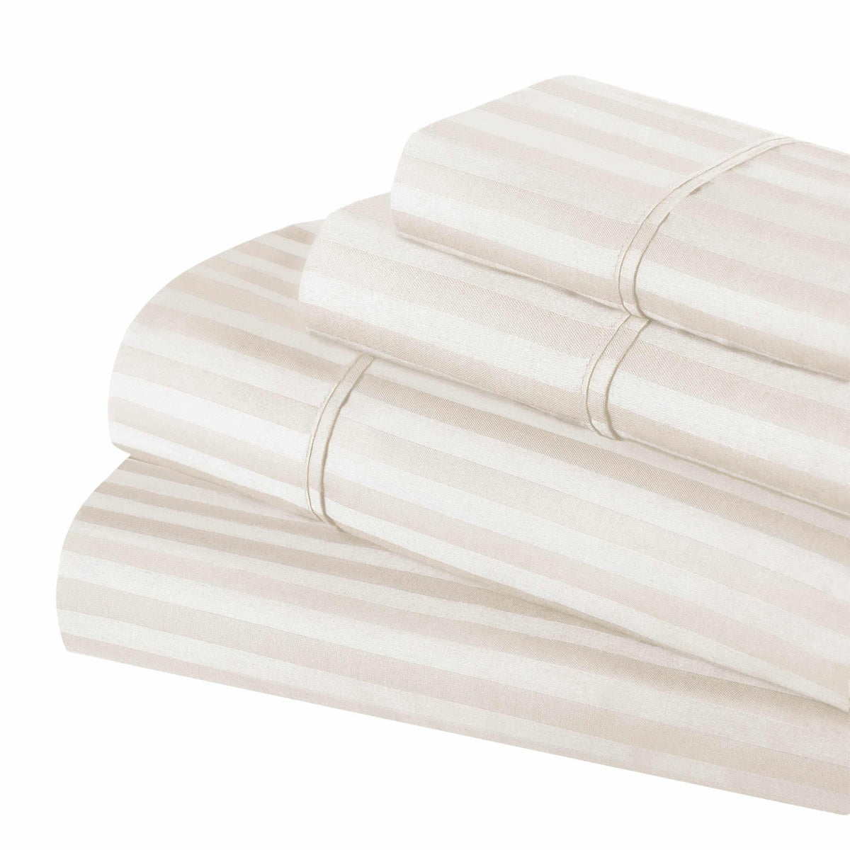 400 Thread Count Egyptian Cotton Striped Deep Pocket Sheet Set