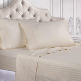 400 Thread Count Egyptian Cotton Striped Deep Pocket Sheet Set