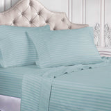 400 Thread Count Egyptian Cotton Striped Deep Pocket Sheet Set