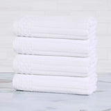 Soho Ribbed Cotton Hand Towel Set, 4-Piece Super Absorbent