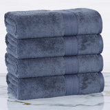 Rayon from Bamboo Cotton Blend Bath Towel Set of 4