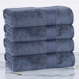 Rayon from Bamboo Cotton Blend Bath Towel Set of 4