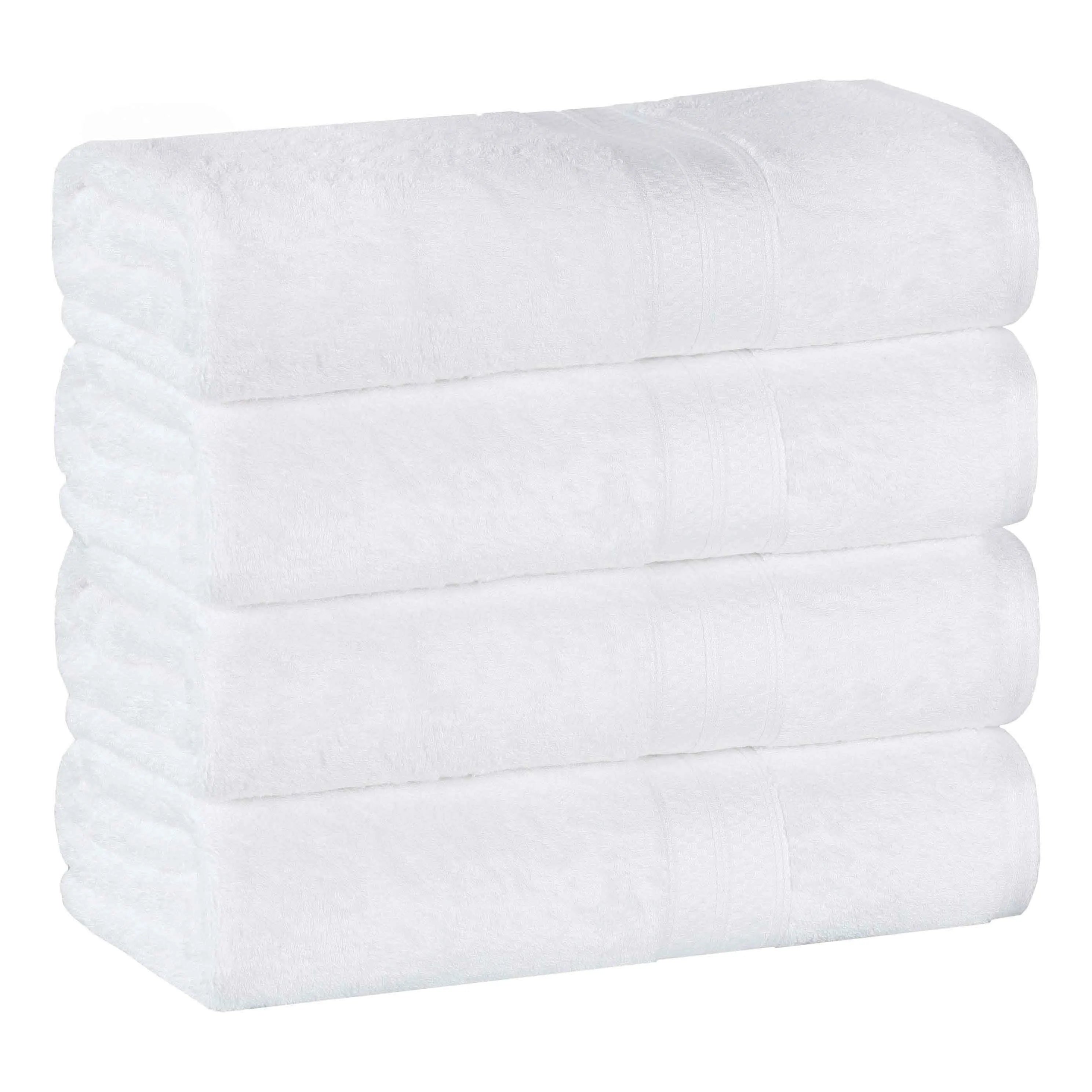 Rayon from Bamboo Cotton Blend Bath Towel Set of 4