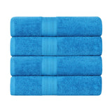 Eco-Friendly Ring-Spun Cotton 4-Piece Bath Towel Set