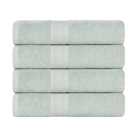 Eco-Friendly Ring-Spun Cotton 4-Piece Bath Towel Set