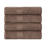 Eco-Friendly Ring-Spun Cotton 4-Piece Bath Towel Set