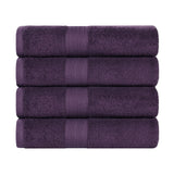 Eco-Friendly Ring-Spun Cotton 4-Piece Bath Towel Set