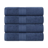 Eco-Friendly Ring-Spun Cotton 4-Piece Bath Towel Set