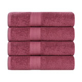 Eco-Friendly Ring-Spun Cotton 4-Piece Bath Towel Set