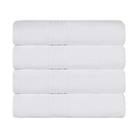 Eco-Friendly Ring-Spun Cotton 4-Piece Bath Towel Set