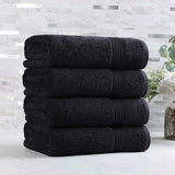 Egyptian Cotton Plush Absorbent Luxury Bath Towel Set of 4
